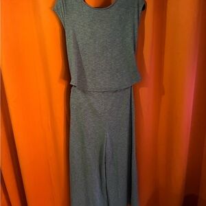 BUCKETLIST Charcoal Sleeveless Jumpsuit